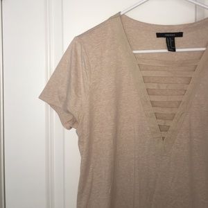 beige tshirt dress